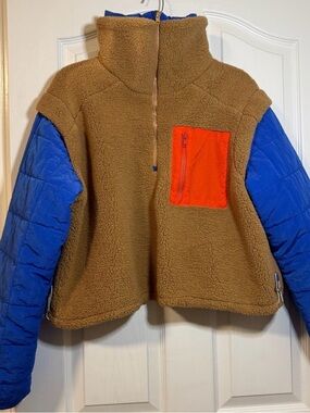 Veveret Blue Quilted Jacket - Small